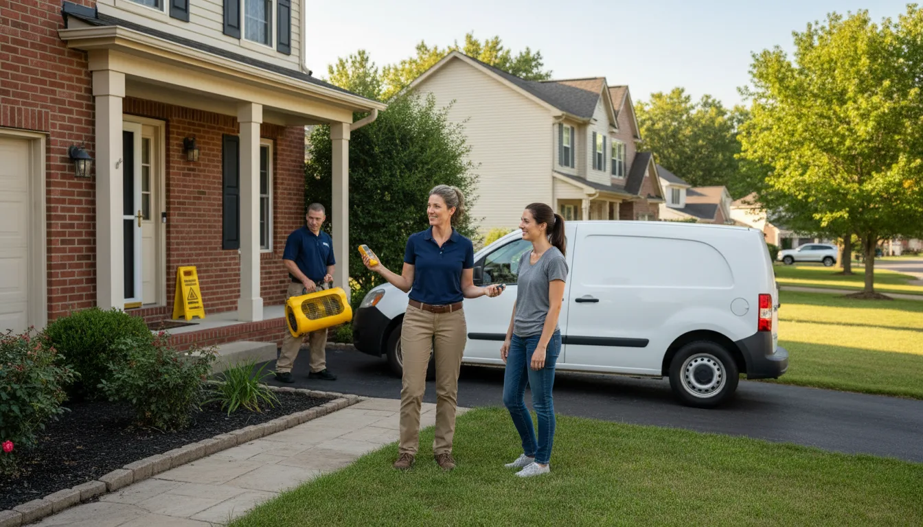 Water restoration image for Home Water Damage Repair in Guerra, TX